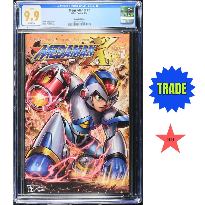 Mega Man X: #2 [Dominic Glover CGC 9.9 Shopville Exclusive] 2026