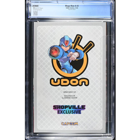 Mega Man X: #2 [Dominic Glover CGC 9.9 Shopville Exclusive] 2026 Comics Udon Entertainment