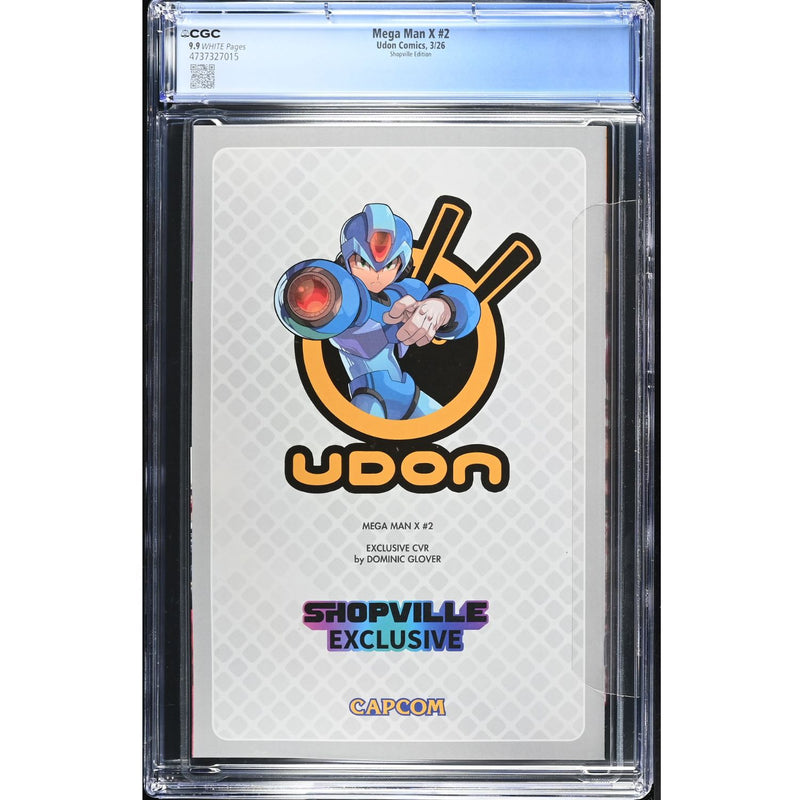 Mega Man X: #2 [Dominic Glover CGC 9.9 Shopville Exclusive] 2026