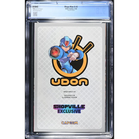 Mega Man X: #2 [Dominic Glover Shopville CGC 9.8 Exclusive] 2026 Comics Udon Entertainment