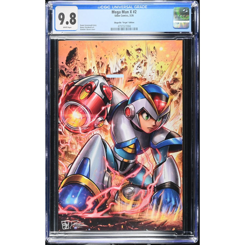 Mega Man X: #2 [Dominic Glover Shopville CGC 9.8 Virgin Exclusive] 2026