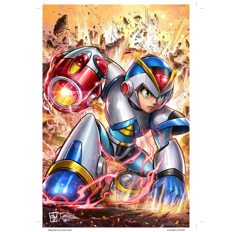 Mega Man X: #2 [Dominic Glover X Shopville Virgin Exclusive] 2026 Comics Udon Entertainment