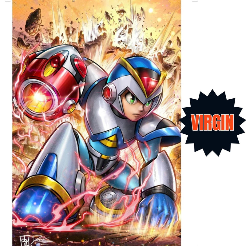 Mega Man X: #2 [Dominic Glover X Shopville Virgin Exclusive] 2026 Comics Udon Entertainment