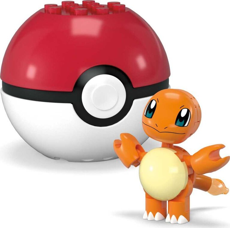 MEGA Pokemon: Charmander Pokeball - 16 Piece Building Set