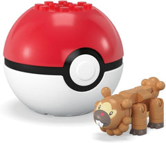 MEGA Pokemon: Series 23 Bidoof Pokeball - 26 Piece Building Set Toys & Games Mega Construx