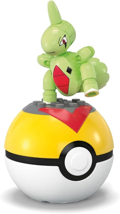 MEGA Pokemon: Series 23 Larvitar Level Ball - 29 Piece Building Set Toys & Games Mega Construx