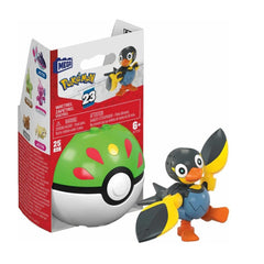 MEGA Pokemon: Series 23 Wattrel Friend Ball - 25 Piece Building Set Toys & Games Mega Construx