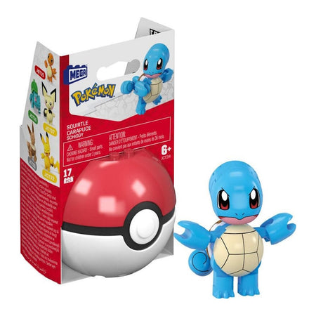 MEGA Pokemon: Squirtle Pokeball - 17 Piece Building Set Toys & Games Mega Construx