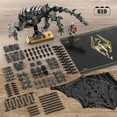 Mega: Skyrim Alduin the World Eater Toys & Games Mega Construx