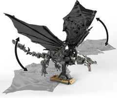 Mega: Skyrim Alduin the World Eater Toys & Games Mega Construx