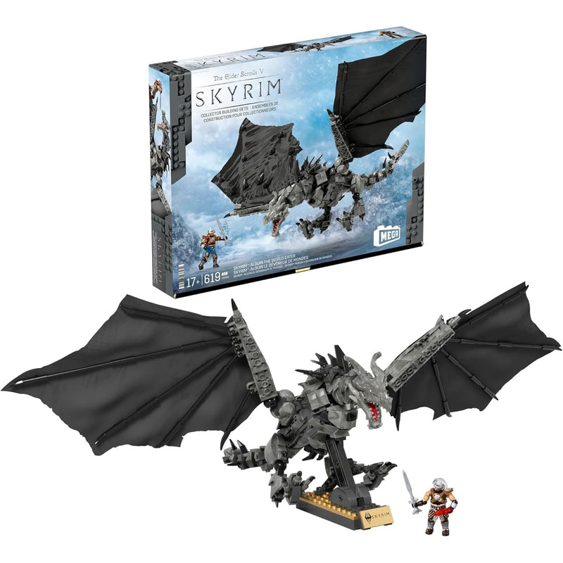 Mega: Skyrim Alduin the World Eater Toys & Games Mega Construx