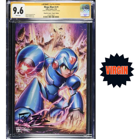 Mega Man X: #1 [Dominic Glover CGC 9.6 Signature Series Shopville Exclusive Virgin] 2026 Comics Udon Entertainment