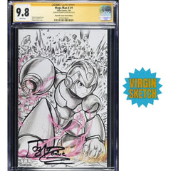 Mega Man X: #1 [Dominic Glover CGC 9.8 Signature Series Shopville Exclusive Sketch] 2026 Comics Udon Entertainment