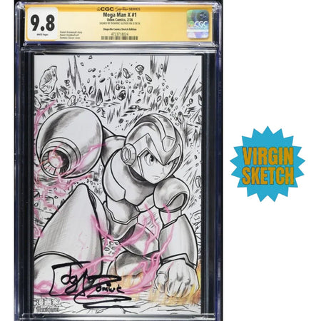 Mega Man X: #1 [Dominic Glover CGC 9.8 Signature Series Shopville Exclusive Sketch] 2026 Comics Udon Entertainment