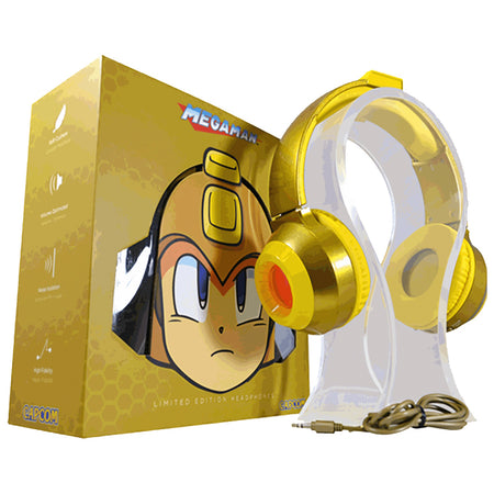 Megaman: Limited Edition Headphones - Gold [Electronics] Electronics Capcom   