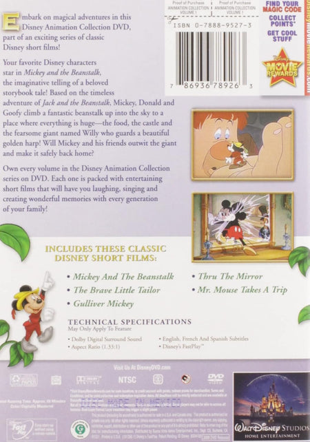 Mickey and the Beanstalk [DVD] DVD Movie Disney   