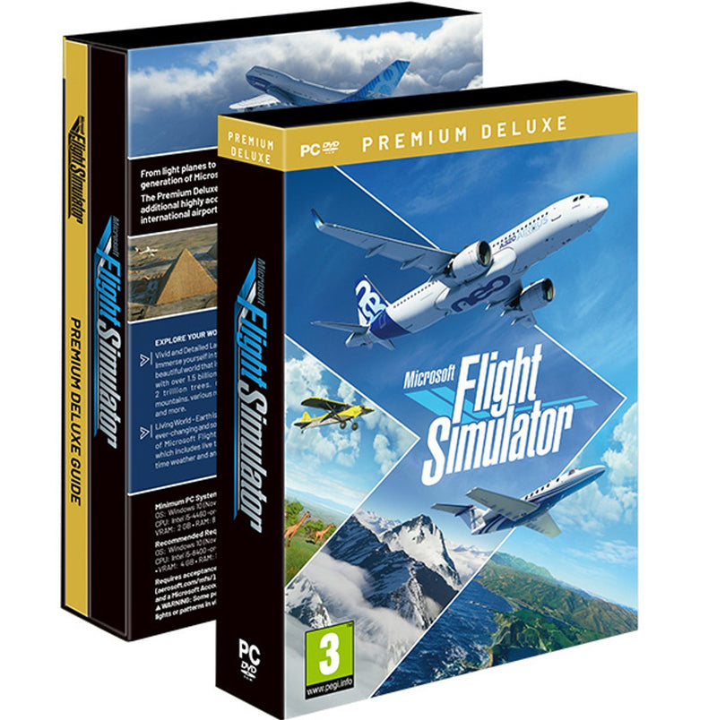 Microsoft Flight Simulator 2020 - Premium Deluxe [PC] PC Video Game Microsoft   