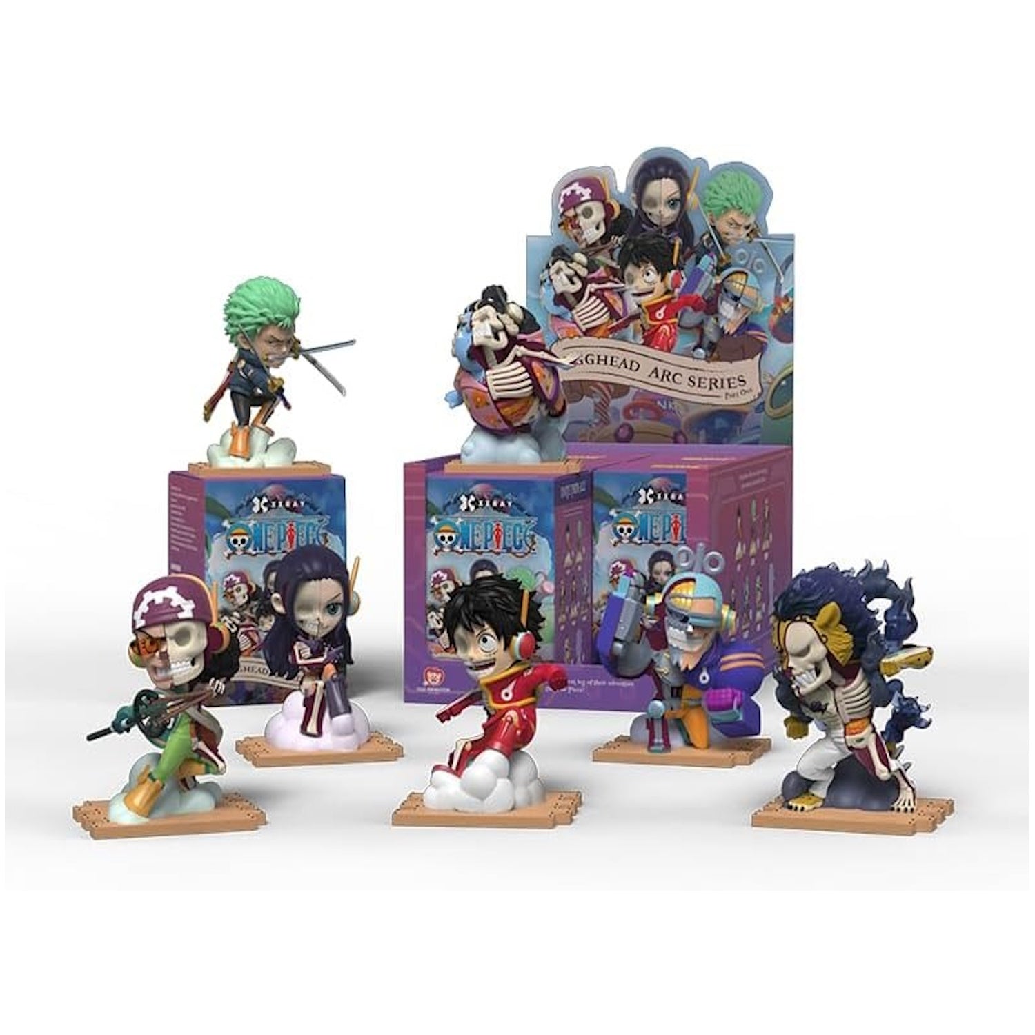 Mighty Jaxx Freenys Hidden Dissectibles One Piece Egghead Box
