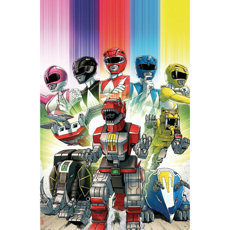 Mighty Morphin Power Rangers Zord Quest: #1 [Casey W Coller Foil CVR C] 2025 Comics Boom Studios