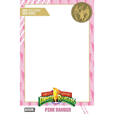 Mighty Morphin Power Rangers: #3 [Blank Trading Card CVR D] 2026 Comics Boom Studios