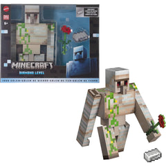 Minecraft Diamond Level: Iron Golem Figure Toys & Games Mattel
