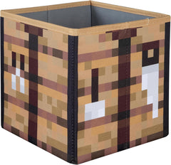 Minecraft Fabric Storage Boxes: Creeper & Crafting Table - 2 Piece 10” Collapsible Home and Hardware Phoenixx
