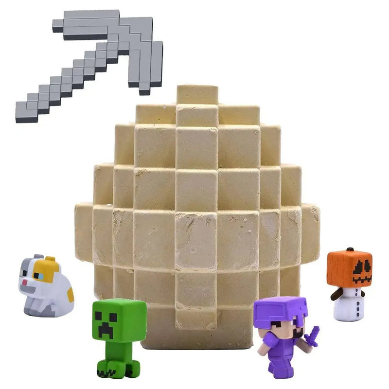 Minecraft: Mine Kit Scrape and Dig Mystery Pack - 1 Random Figure Toys & Games Mojang