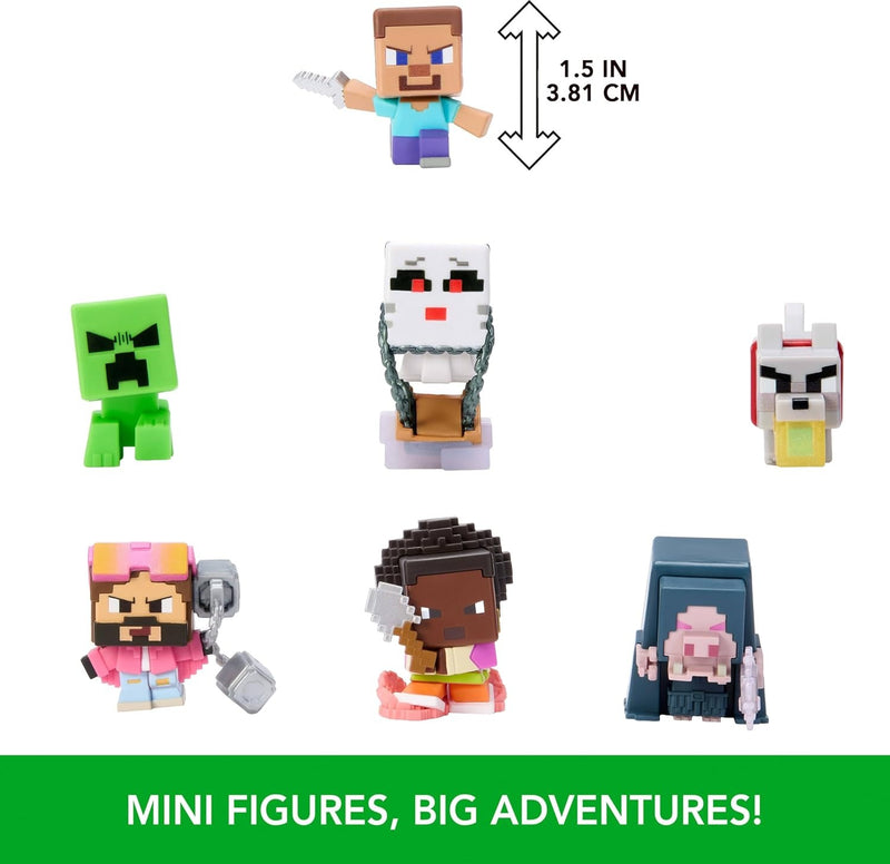 Minecraft Mini Mode: Overworld Battle Pack with 7 Figures Toys & Games Mojang