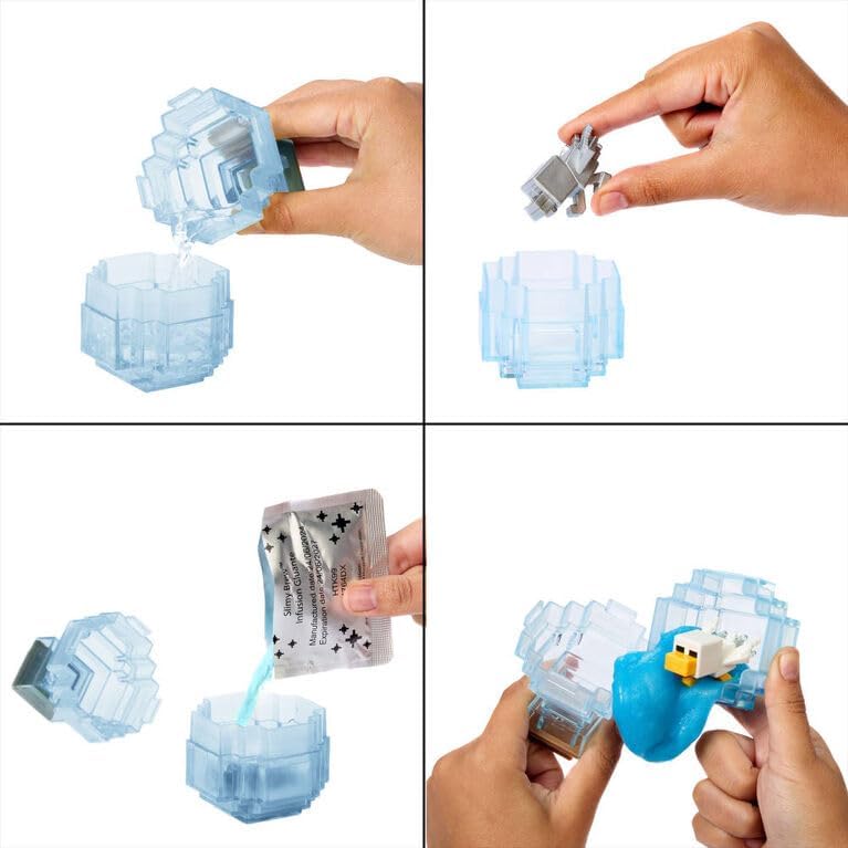Minecraft: Mini Mode Potion Brewing Mob Reveal (Swift Chicken Mini Figure) Toys & Games Mattel