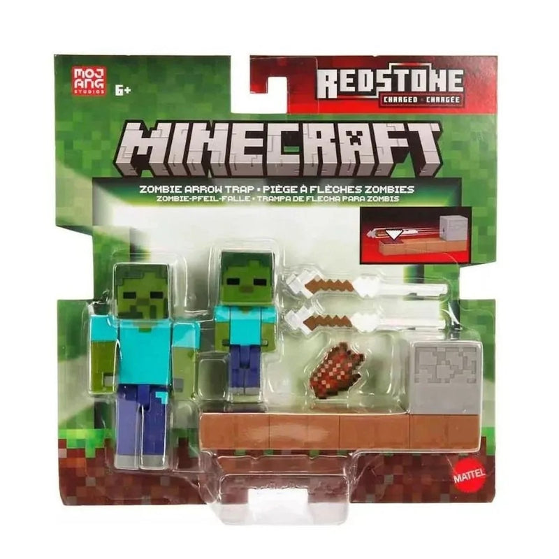 Minecraft: Redstone Charged Zombie Arrow Trap Set Toys & Games Mattel