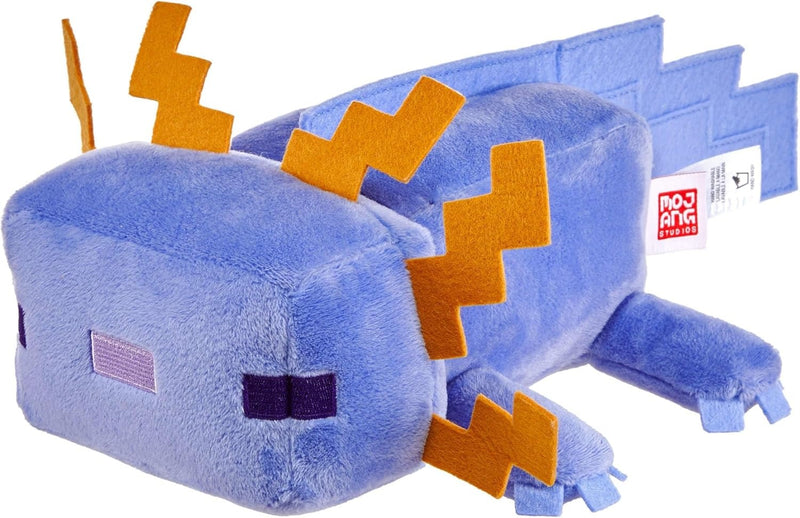 Minecraft the Game: Blue Axolotl - 8" Basic Plush Toys & Games Mattel