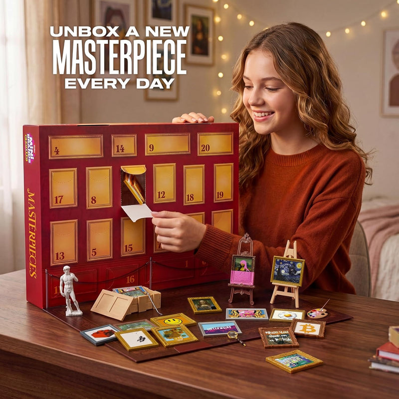 Mini-Brands: Masterpieces Series 1 - Advent Calendar 2026 Toy - Advent Calendar Zuru