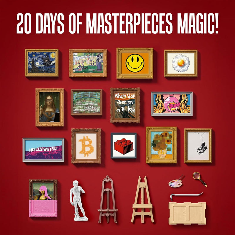 Mini-Brands: Masterpieces Series 1 - Advent Calendar 2026 Toy - Advent Calendar Zuru