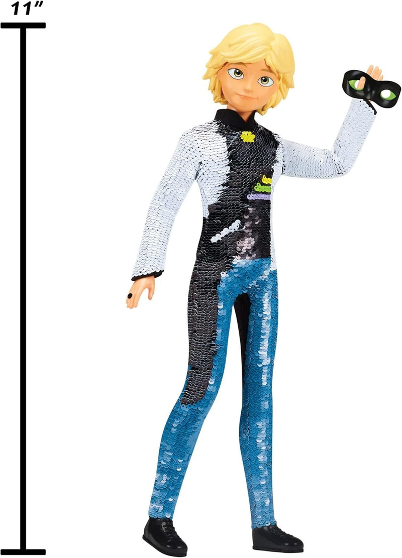Miraculous: Fashion Flip Adrien to Cat Noir Toys & Games Playmates