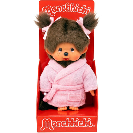 Monchhichi: Bathrobe Girl Plush Toys & Games Monchhichi