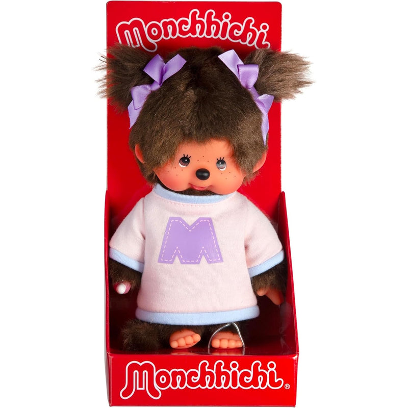 Monchhichi: Bi-color Sweater Girl Plush Toys & Games Monchhichi