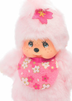 Monchhichi: Classic Bebichhichi - Cherry Blossom Keychain Toys & Games Monchhichi