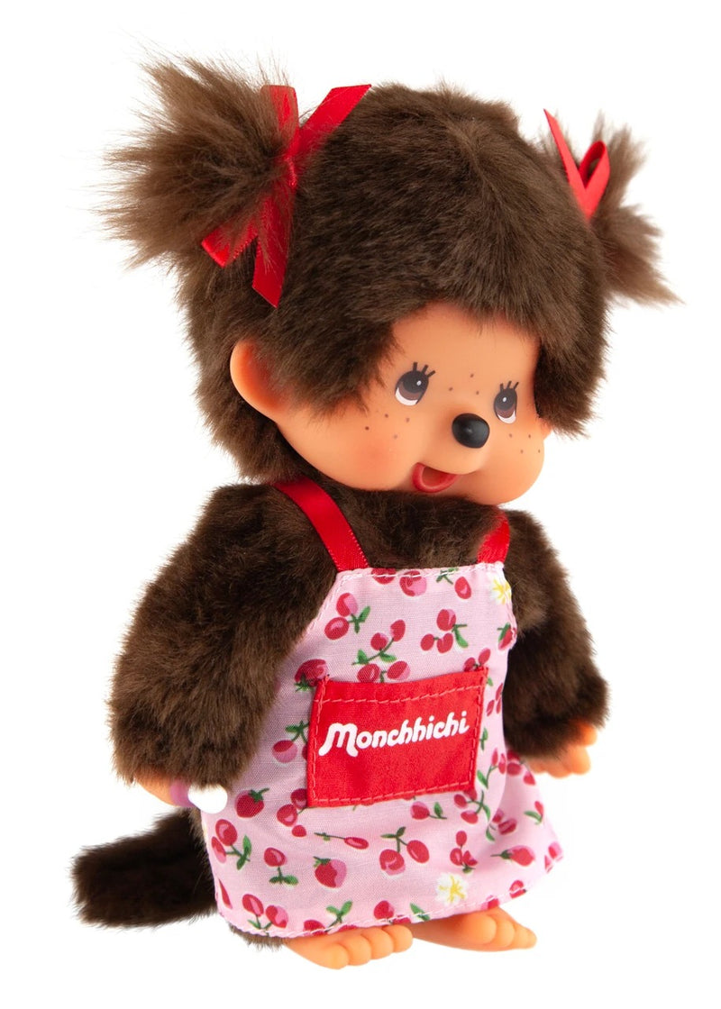 Monchhichi: Flower Apron Girl Plush - Adorable Garden Kawaii Doll Toys & Games Monchhichi