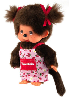 Monchhichi: Flower Apron Girl Plush - Adorable Garden Kawaii Doll Toys & Games Monchhichi