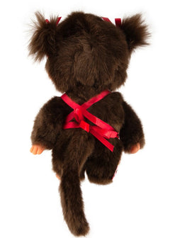 Monchhichi: Flower Apron Girl Plush - Adorable Garden Kawaii Doll Toys & Games Monchhichi