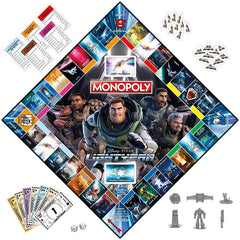 Monopoly: Disney Pixar Lightyear - Board Game [Board Game, 2-6 Players] Board Game Hasbro