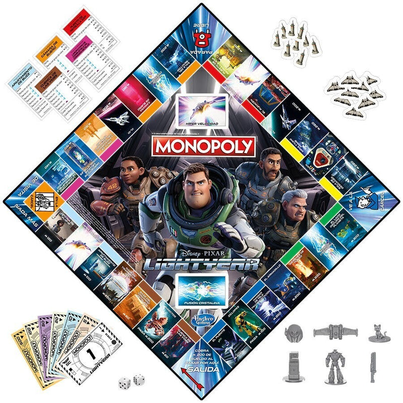 Monopoly: Disney Pixar Lightyear - Board Game [Board Game, 2-6 Players] Board Game Hasbro