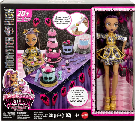 Monster High: Scary Sweet Birthday Cake Kit - Clawdeen Wolf Doll Toys & Games Mattel