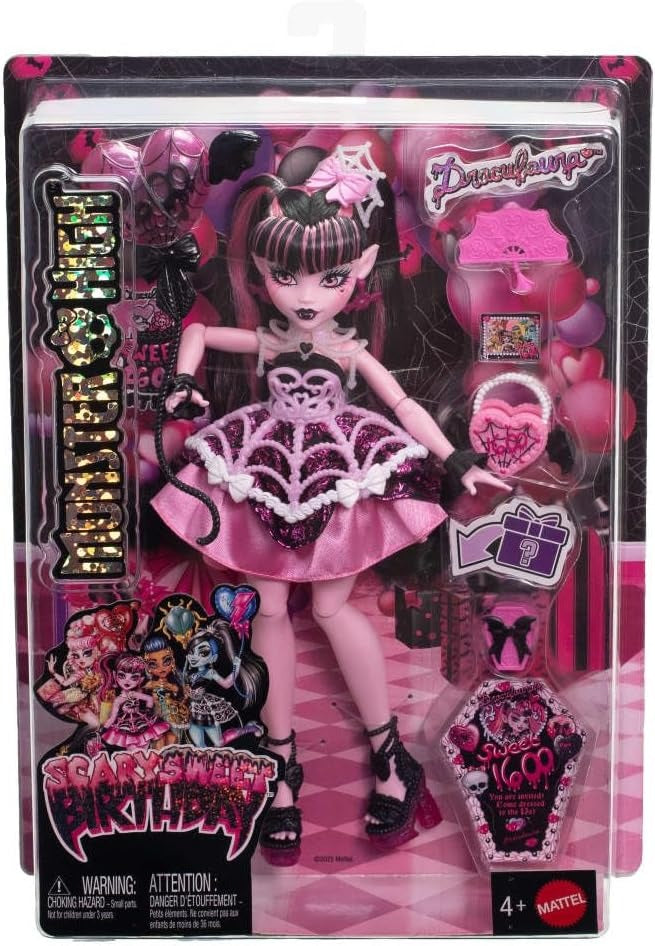 Monster High: Scary Sweet Birthday Draculaura Toys & Games Mattel