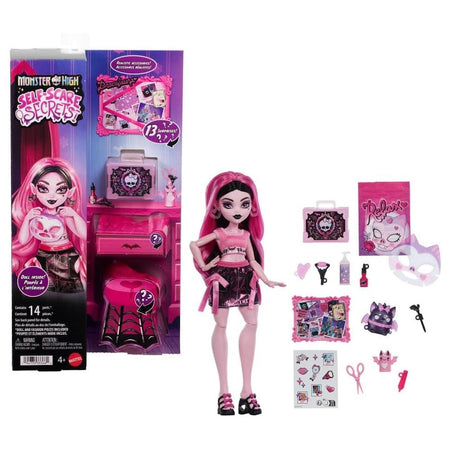 Monster High: Self-Scare Secrets Draculaura Doll Toys & Games Mattel