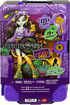 Monster High: Skulltimate Secrets Jinafire Long - Gore-Geous Oasis with Suitcase Toys & Games Mattel