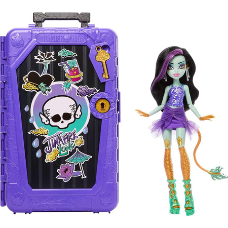 Monster High: Skulltimate Secrets Jinafire Long - Gore-Geous Oasis with Suitcase Toys & Games Mattel