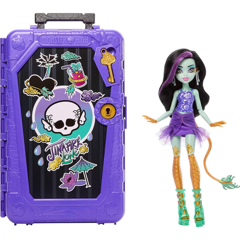 Monster High: Skulltimate Secrets Jinafire Long - Gore-Geous Oasis with Suitcase Toys & Games Mattel