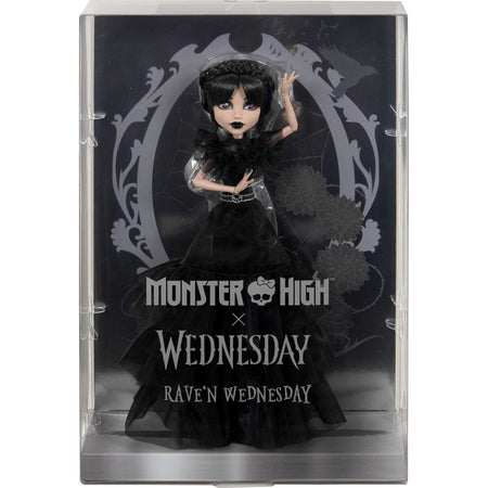 Monster High: Wednesday Addams Doll Rave N Wednesday Toys & Games Mattel