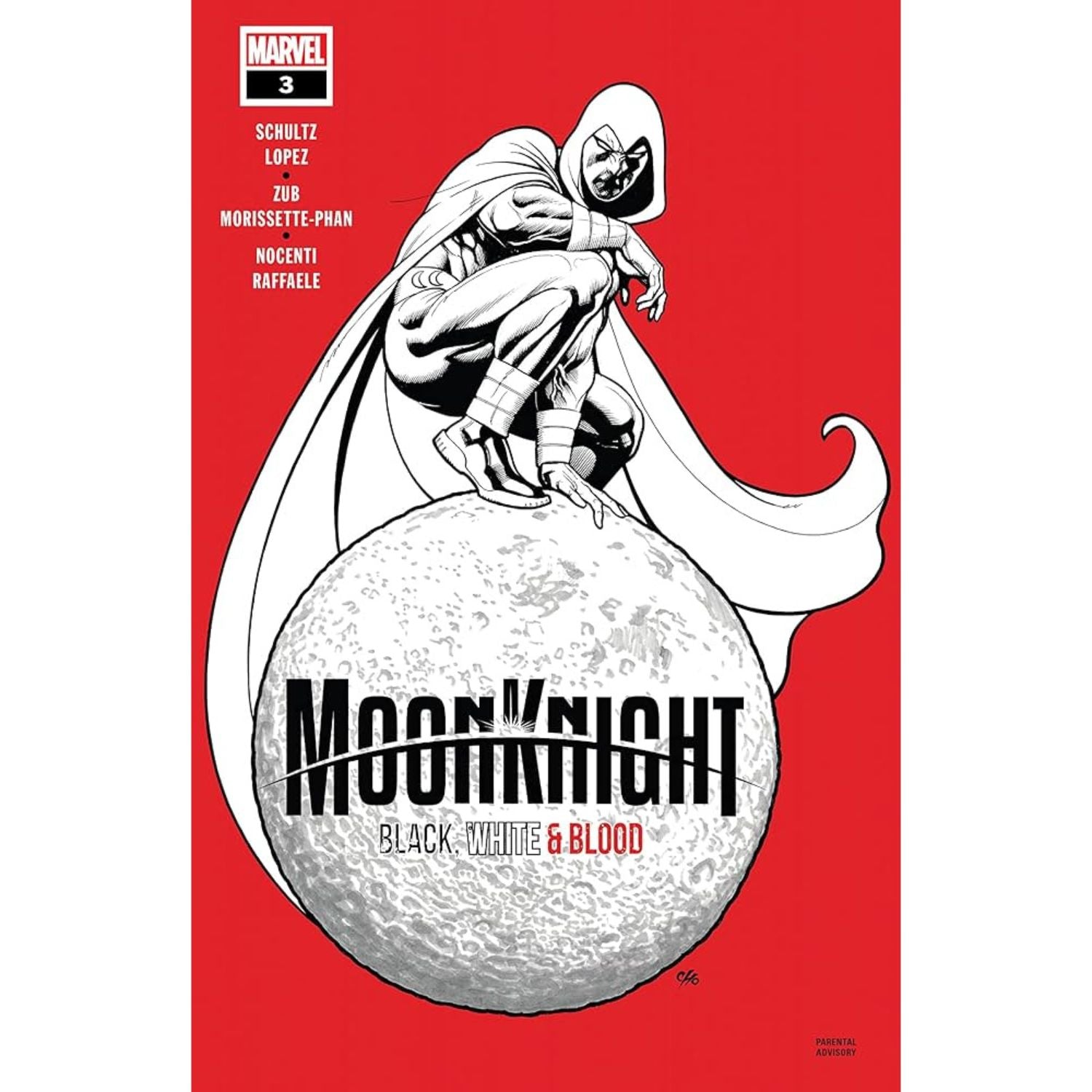 Moon Knight Black White Blood [Frank Cho #3 CVR A] 2022 Comics Marvel Comics